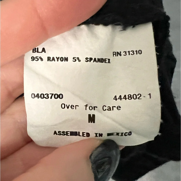 AB Studio Ruffle Layered Black Spaghetti Strap Tank - medium - Picture 8 of 10